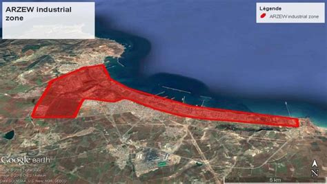 Arzew industrial zone"s geographical location | Download Scientific Diagram