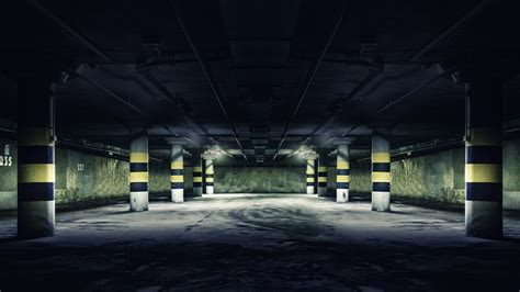 1920x1080 wallpaper | empty parking lot interior | Peakpx