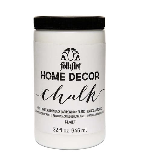 FolkArt Home Decor Chalk is an ultra - matte chalk finish acrylic paint ...