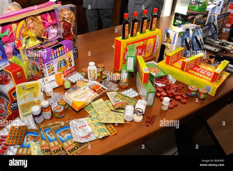 products made in China seized by the Guardia di Finanza Stock Photo - Alamy