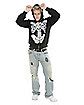 Skeleton Black And White Hoodie - Spirithalloween.com