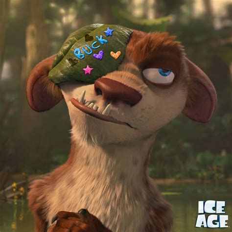 Ice Age Movies - Buck seems pretty enthused about his glammed up eyepatch. | Facebook | Ice age ...