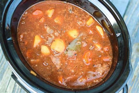 Crockpot Venison Stew - Honeybunch Hunts