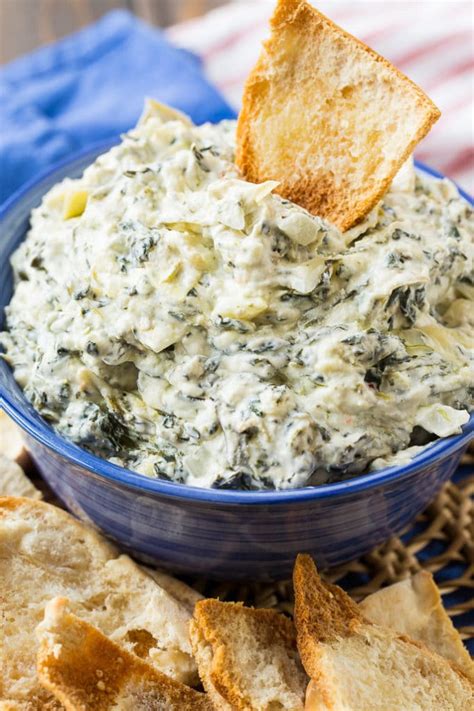 Crock Pot Spinach Artichoke Dip - Spicy Southern Kitchen