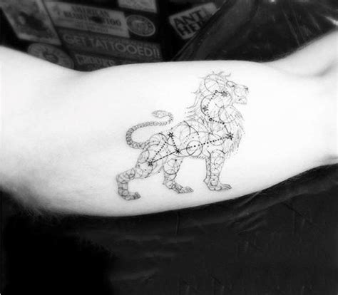 Leo The Lion Constellation Tattoo