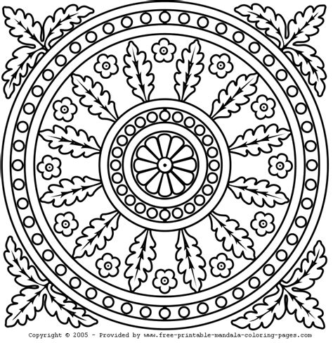 Mandala Coloring: free-printable-mandala-coloring-pages.com 3