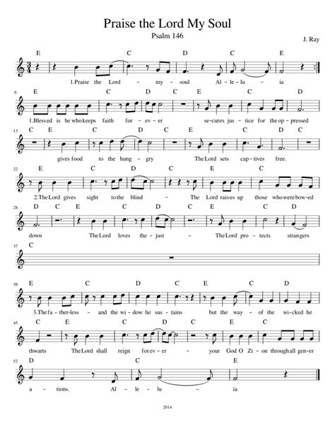 Praise the Lord Sheet music for Piano | Download free in PDF or MIDI | Musescore.com