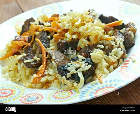 Kabuli Palaw - Afghan rice kabuli pulao Stock Photo - Alamy