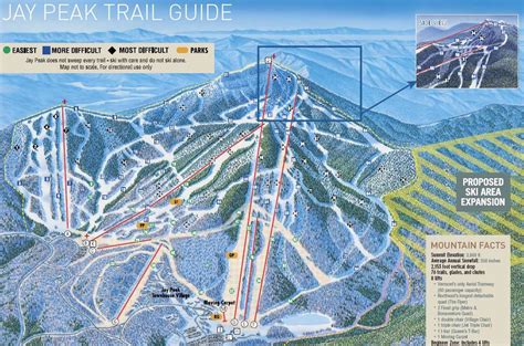 Jay Peak Trail Map, Mountain Stats and Profile | NY Ski Directory