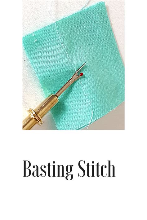 Whats a Basting stitch and how to I create one? #bastingstitch | Sewing ...