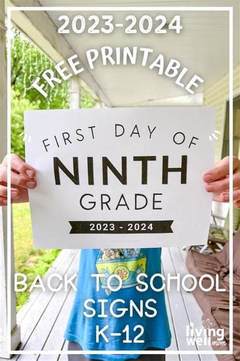 First Day Of School Sign 2024 Printable - Alice Babette