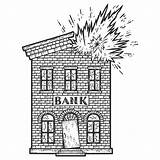 Bank Building Coloring Stock Illustrations – 77  sketch template