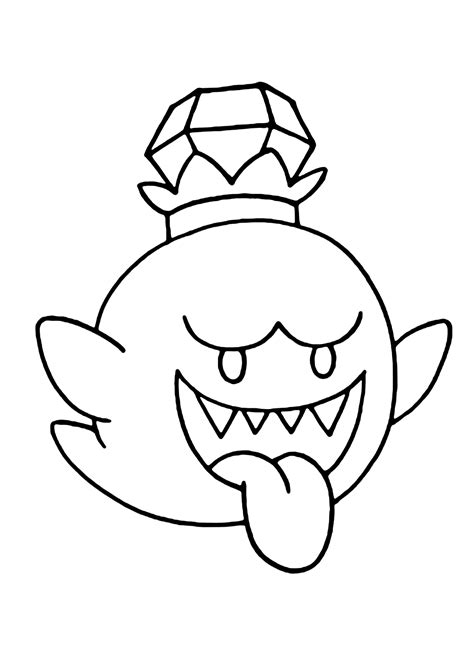 King Boo Coloring Pages Printable for Free Download