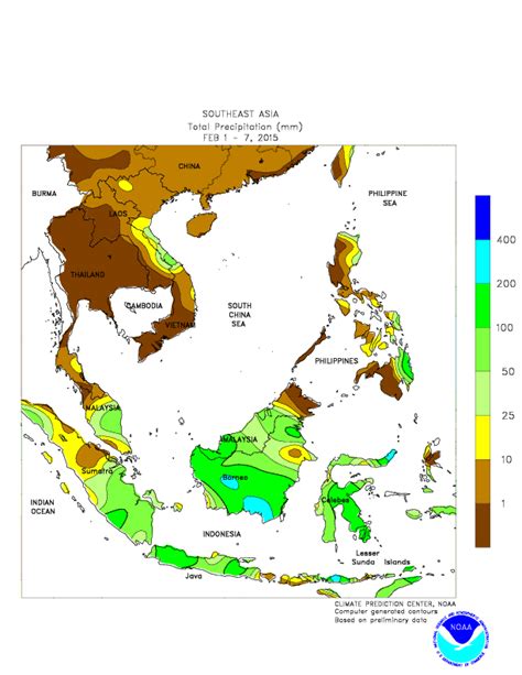 Climate Map Of Southeast Asia