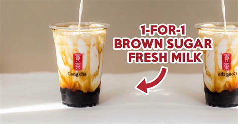 Get 1-for-1 Gong Cha Brown Sugar Fresh Milk At Hougang Mall On 10 April ...