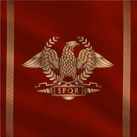 Roman Legion Eagle Flag Stock Illustrations – 56 Roman Legion Eagle ...