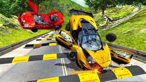 Speed Bump Crash Challenge 3D Game #Car Games Android GamePlay #Racing ...