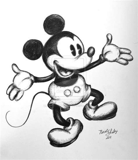 Classic Mickey by linus108Nicole on deviantART in 2023 | Mickey mouse drawings, Mickey mouse art ...