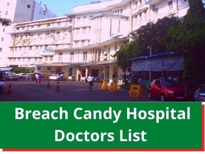 Breach Candy Hospital Doctors List Mumbai - Bookdronline