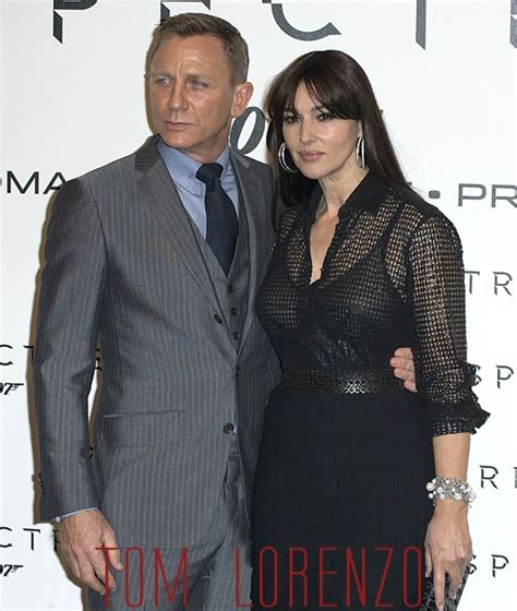 Daniel Craig and Monica Bellucci at the "Spectre" Rome Premiere | Tom ...