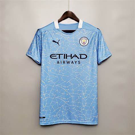 Manchester City Soccer Jersey 20-21 Champion League Home Blue Soccer Shirt | Soccer777