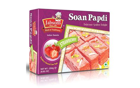 Jabsons Soan Papdi Strawberry Box 500 grams - Reviews | Nutrition ...