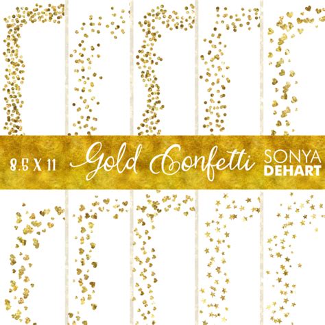 Free Gold Confetti Cliparts, Download Free Gold Confetti Cliparts png images, Free ClipArts on ...