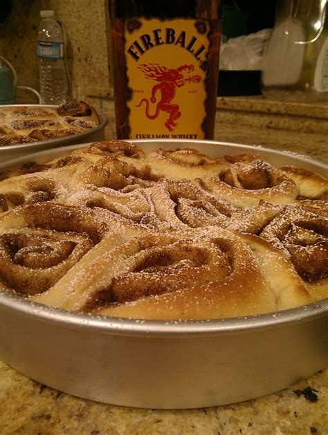 Whiskey Caramel Cinnamon Rolls with Fireball Cinnamon Whisky | Fireball ...