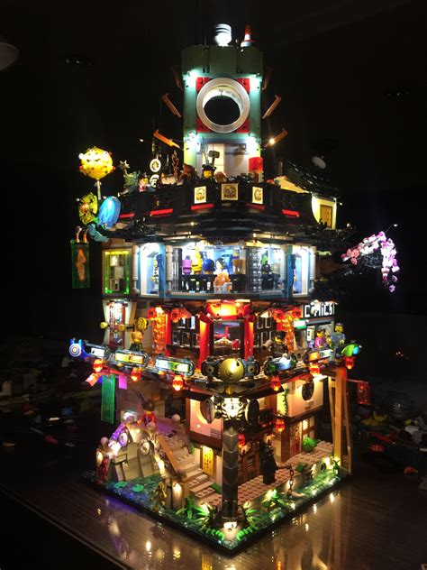 Lego ninjago city 70620 with light | Lego ninjago city, Lego ninjago, Lego ninjago minifigures