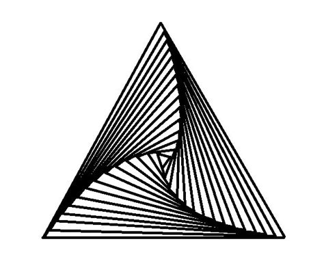 Triangle Drawing Art - Drawing Skill