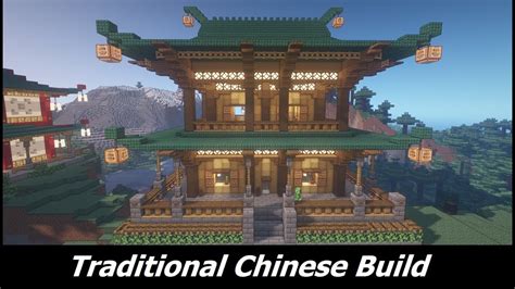 MINECRAFT: How to build a traditional Chinese Temple 🐲 (Easy Minecraft Tutorial) - YouTube