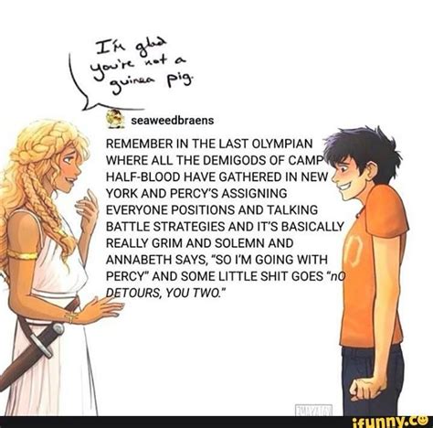 percabeth - iFunny :) | Percy jackson funny, Percy jackson books, Percy ...