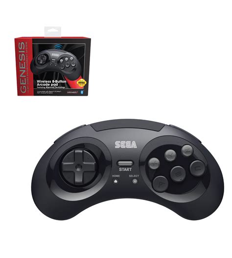 Official SEGA Genesis Bluetooth Controller (Black) – Limited Run Games