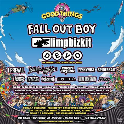 Good Things Festival Is Back With A Tasty Summer Lineup Ft. Fall Out Boy, Limp Bizkit + More ...