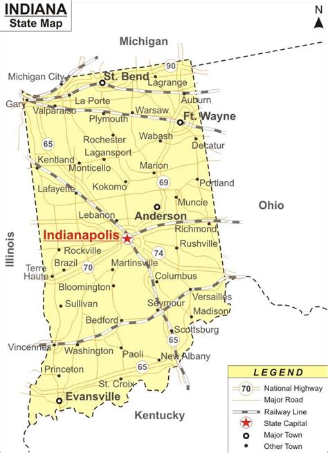 Map Of Indiana Cities And Towns – Verjaardag Vrouw 2020