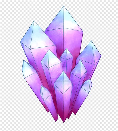 Crystal Symmetry Drawing, plating crystal poster, purple, symmetry png | PNGEgg