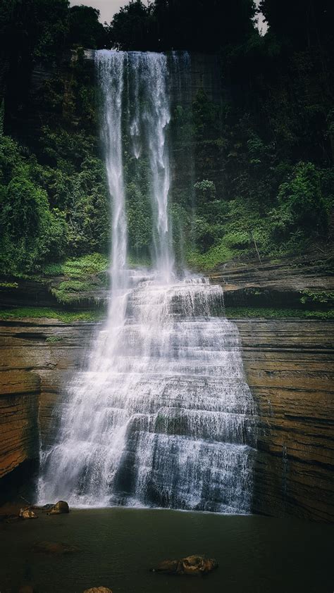 Dhuppani one of the largest waterfall of Bangladesh. [2268X4032] [OC ...