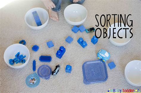 Sorting Objects Math Game - Busy Toddler