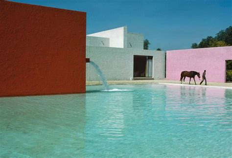 Luis Barragán. Cuadra San Cristóbal, los Clubes, Ciudad de México. 1966 1968. | Luis barragan ...