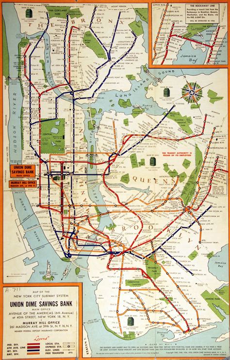 Nyc Subway Map Old - Map Of San Diego Ca