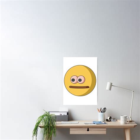 "Vibe Check Face" Poster by sakura-pepsi | Redbubble