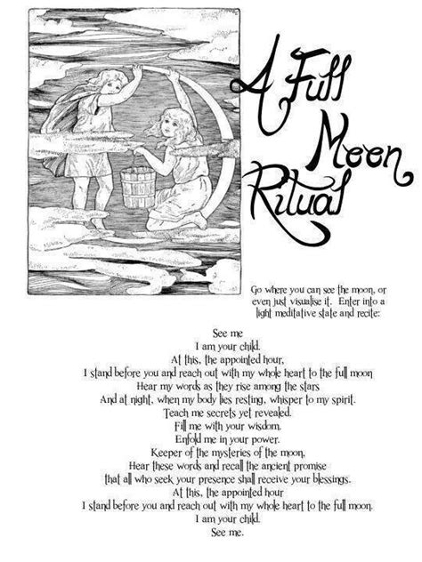 Full moon ritual | Moon spells, Full moon, Full moon ritual