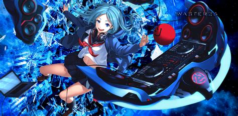 DJ anime girl by waster26 on DeviantArt