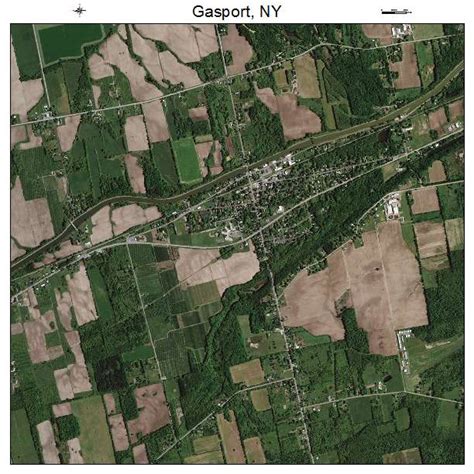 Aerial Photography Map of Gasport, NY New York