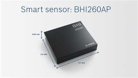 Bosch's BHI260AP self-learning AI smart sensor for fitness tracking - Electronics-Lab.com