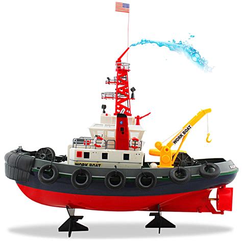 POCO DIVO US Seaport Super Work Boat RC Tugboat 2.4Ghz Radio Control ...