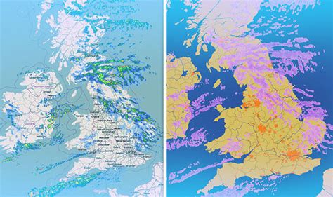 Snow UK LIVE reports: Where is it snowing in the UK RIGHT NOW – map tracker | Weather | News ...