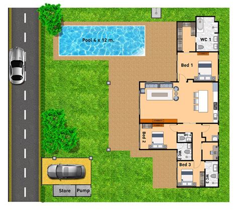 Thai House Floor Plans Free - floorplans.click