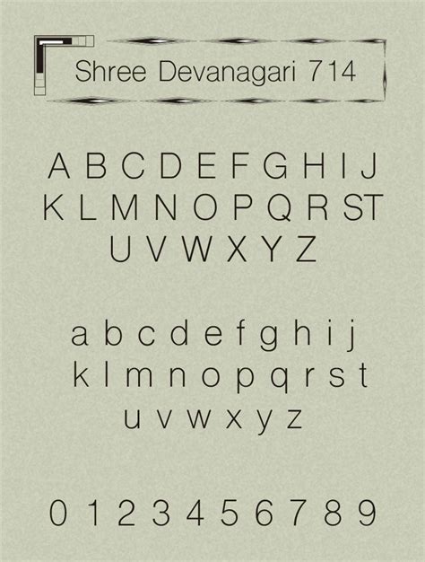 Shree Devanagari 714 typeface | Typography fonts, Typeface, Typography