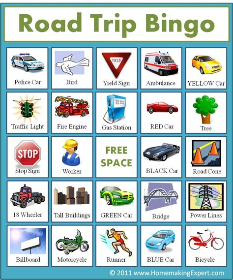 I'm all about creative ways to get through road trips as the boy gets bigger. | Road trip bingo ...